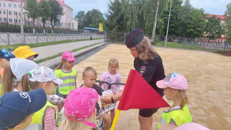 Испектор по пропаганде безопасности дорожного движения отделения ГИБДД провела мероприятие «Безопасное движение».